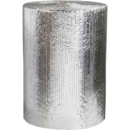 BOX PACKAGING Global Industrial„¢ Cool Shield Thermal Bubble Roll, 24"W x 125'L x 3/16" Thick, Silver INR24